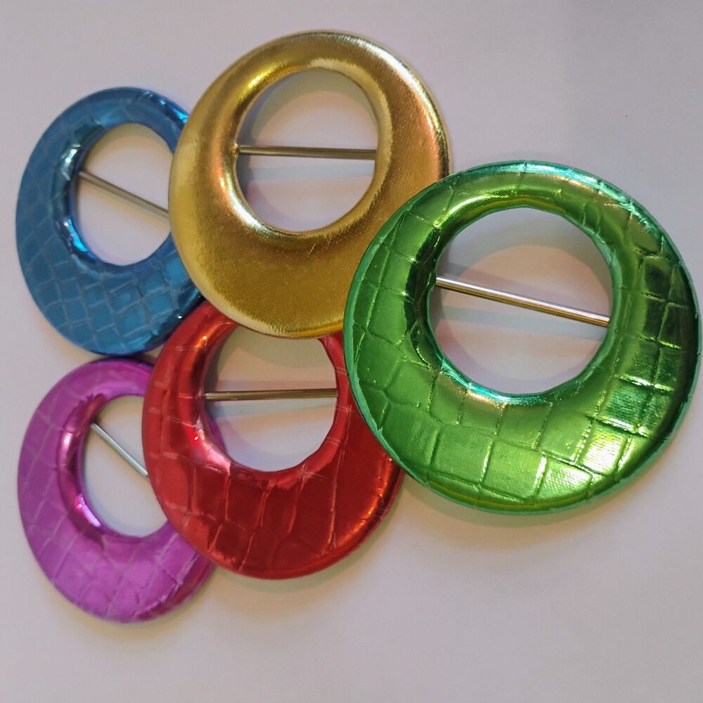 Vintage Y2K Shirt Clip /Belt Buckle / O-Ring Scarf Clip Taiwan READ VARIATIONS - Picture 7 of 12